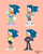 Size: 1024x1280 | Tagged: safe, artist:stargravity, sonic the hedgehog, hedgehog, 2017, boots, clothes, cute, frown, gay, gay pride, gay sonic, jacket, jeans, male, outline, pants, pink background, ponytail, pride, shirt, shorts, signature, simple background, smile, solo, sonabetes, standing, trans boy sonic, trans male, trans pride, transgender, v sign