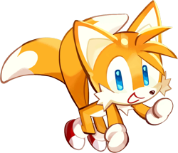 Size: 1200x1032 | Tagged: safe, miles "tails" prower, fox, cookie run, cute, looking at viewer, male, mouth open, official artwork, open smile, simple background, smile, smiling at viewer, solo, tailabetes, transparent background