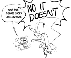 Size: 1378x1124 | Tagged: safe, artist:buttjavis, charmy bee, espio the chameleon, gender swap