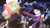 Size: 800x450 | Tagged: safe, artist:secretter_zgwl, blaze the cat, sonic the hedgehog, cat, hedgehog, alternate version, commission, duo, electricity, female, holding something, magical girl, male, mouth open, shipping, signature, sonaze, sonic x blaze, standing, star (symbol), straight, wand