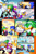 Size: 1626x2480 | Tagged: safe, artist:drawloverlala, jet the hawk, miles "tails" prower, sonic the hedgehog, storm the albatross, wave the swallow, albatross, fox, hedgehog, hybrid, swallow, comic:sonic world travel, babylon rogues, blue power pattern, coffee, cookie, extreme gear, goggles, hawk, hot cocoa, kitsune, tea, yellow power pattern