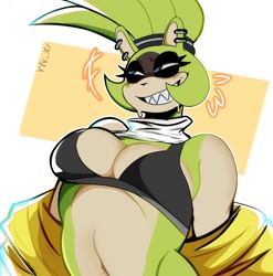 Size: 1322x1340 | Tagged: suggestive, artist:yfyvhvvv, surge the tenrec
