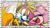 Size: 99x56 | Tagged: safe, artist:galaxypuppyelectric, amy rose, miles "tails" prower, fox, hedgehog, 2016, amy x tails, belt, deviantart stamp, duo, eyes closed, female, goggles, heart, idw sonic the hedgehog, low res, male, mouth open, open smile, shipping, smile, sonic boom (idw), straight