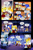 Size: 1263x1928 | Tagged: safe, artist:drawloverlala, bernadette hedgehog, dodon pa, jules hedgehog, miles "tails" prower, sonic the hedgehog, uncle chuck, zooey the fox, fox, hedgehog, hybrid, comic:sonic world travel, green hill zone, blue power pattern, cowboy outfit, cowgirl outfit, death chamber, fog, halloween, kitsune, roboticized, tanuki, yellow power pattern