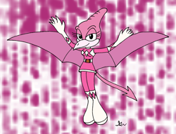 Size: 1700x1300 | Tagged: safe, artist:lol20, mighty morphin power rangers, mobianified, power morpher, pterosaur
