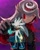 Size: 2340x2903 | Tagged: safe, artist:skymire_x, sage, silver the hedgehog, sonic frontiers, abstract background, blue outline, duo, female, fist, male, outline, red outline
