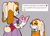 Size: 1605x1159 | Tagged: safe, artist:charmsterz, cream the rabbit, vanilla the rabbit, rabbit, 2026, card, duo, english text, female, flat colors, grey background, holding something, meme, mother and child, mother and daughter, mother's day, simple background, smile, standing
