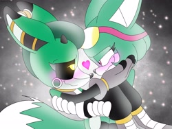 Size: 4000x3000 | Tagged: safe, artist:fartist2020, cassia the pronghorn, sonar the fennec, cassia x sonar