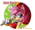 Size: 1280x1100 | Tagged: safe, artist:sonicdash, amy rose, 2012, anniversary, character name, english text, holding something, looking at viewer, outline, piko piko hammer, simple background, smile, solo, text, transparent background, zip