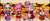 Size: 3450x1450 | Tagged: safe, artist:ch1b1k0, amy rose, blaze the cat, cream the rabbit, rouge the bat, clouds, group, outdoors, outline, smile, swimsuit