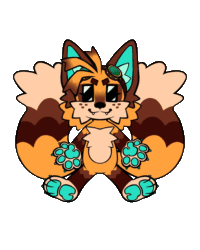 Size: 1080x1350 | Tagged: safe, artist:katplantsart, miles "tails" prower, animated, barefoot, front view, gif, gloves off, goggles, goggles on head, looking at viewer, pawpads, redesign, simple background, solo