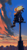 Size: 2048x3808 | Tagged: safe, artist:cham__623, shadow the hedgehog, sonic the hedgehog, 2025, building, city, cityscape, clouds, duo, outdoors, sitting, skyscraper, smile, standing, star (sky), sunset