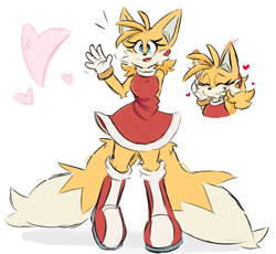Size: 1080x992 | Tagged: safe, artist:dapuffster, amy rose, miles "tails" prower, alternate universe, role swap