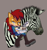 Size: 646x687 | Tagged: safe, artist:sonicfan2026, alicia acorn, 2024, ambiguous gender, anti-mobius, cake, duo, food, fork, grey background, holding something, literal animal, looking at viewer, plate, simple background, smile, zebra, zebra cake
