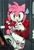 Size: 1391x2048 | Tagged: safe, artist:0ni91ri, amy rose, shadow the hedgehog, 2025, alternate outfit, amy x shadow, blushing, box, chocolate box, duo, english text, heart, holding something, locker, looking at viewer, mouth open, school, ship name, sitting, smile, straight, sweatdrop