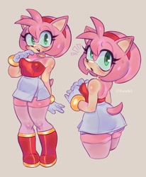 Size: 1688x2048 | Tagged: suggestive, artist:zuchi_0712, amy rose