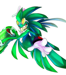 Size: 800x901 | Tagged: safe, artist:evmousser, jet the hawk, bird, 2010, alternate version, extreme gear, eyewear on head, goggles, goggles on head, looking at viewer, male, simple background, smile, solo, sonic riders, white background, wings
