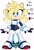 Size: 1024x1521 | Tagged: safe, artist:denii-art13, oc, oc:sera the hedgehog, hedgehog, 2026, boots, clothes, color palette, deviantart watermark, english text, eye clipping through hair, female, gloves, looking at viewer, obtrusive watermark, oc only, simple background, smile, smiling at viewer, solo, standing, text, watermark, white background