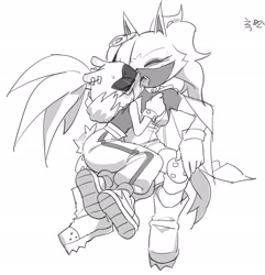 Size: 2186x2266 | Tagged: suggestive, artist:kosherea, surge the tenrec, whisper the wolf, whisper x surge