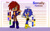 Size: 2048x1267 | Tagged: safe, artist:galacticghoste, oc, oc:alec acorn, oc:sienna the hedgehog, chipmunk, hedgehog, 2024, alternate universe, au:youthlegacy, brother and sister, duo, english text, fankid, female, looking at viewer, male, parent:sally, parent:sonally, parent:sonic, pose, reference sheet, siblings, straight, top surgery scars, trans male, transgender