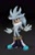 Size: 845x1324 | Tagged: safe, artist:kiironoinku, silver the hedgehog, 2026, arms out, frown, gradient background, lineless, movie style, solo, sonic the hedgehog 4 (film), standing, style emulation