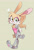 Size: 1280x1883 | Tagged: safe, artist:putrecabra, bunnie rabbot, rabbit, 2018, blushing, bunniebetes, eye clipping through hair, female, grey background, heart, looking at viewer, paws, pink nose, simple background, smile, solo, standing, walking