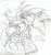 Size: 100x107 | Tagged: safe, artist:maggotthecat, miles "tails" prower, sonic the hedgehog, 2006, duo, gay, heart, kiss, line art, low res, monochrome, ship name, shipping, sketch, sonic x tails, traditional media