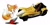 Size: 1280x629 | Tagged: safe, miles "tails" prower, car, classic tails, looking at viewer, official artwork, simple background, smile, solo, sonic drift 2, white background