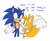 Size: 800x651 | Tagged: safe, artist:pachirizuu, miles "tails" prower, sonic the hedgehog, 2025, age difference, arms out, blushing, dialogue, duo, english text, eye contacts, flat colors, gay, hand on chest, looking at each other, shipping, simple background, smile, sonic x tails, standing, text, white background