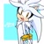 Size: 1250x1250 | Tagged: safe, artist:woniksonik, silver the hedgehog, cute, hands behind back, looking at viewer, looking back, looking back at viewer, mouth open, open smile, signature, silvabetes, smile, smiling at viewer, solo, standing