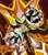 Size: 1800x2048 | Tagged: safe, artist:artge4r5, metal sonic, neo metal sonic, 2026, black sclera, electricity, looking at viewer, red background, robot, simple background, solo, super form, super metal sonic, super neo metal sonic
