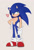 Size: 784x1170 | Tagged: safe, artist:rapirasc, sonic the hedgehog, hedgehog, 2025, grey background, hand on hip, heart, lidded eyes, looking at viewer, male, pose, simple background, smile, solo