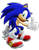 Size: 1280x1627 | Tagged: safe, artist:modernlixes, sonic the hedgehog, sonic adventure, 2022, 3d, looking at viewer, simple background, smile, smiling at viewer, solo, standing, thumbs up, transparent background