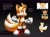 Size: 2048x1522 | Tagged: safe, artist:thatbirdguy_, miles "tails" prower, super tails, fox, sonic frontiers, 2026, alternate universe, au:tails frontiers, aura, clenched fists, english text, frown, gradient background, looking at viewer, male, solo, super form, text