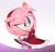 Size: 744x720 | Tagged: safe, artist:flyver802, amy rose, 2026, confused, ear flop, female, hand behind back, head tilt, looking offscreen, mouth open, simple background, solo, standing, white background