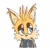 Size: 689x689 | Tagged: safe, artist:radicalstarring, miles "tails" prower, nine, sonic prime, 2026, :<, bust, ear fluff, frown, lidded eyes, looking offscreen, simple background, solo, white background