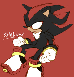 Size: 707x739 | Tagged: safe, artist:pokunchan, shadow the hedgehog