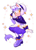 Size: 1161x1630 | Tagged: safe, artist:einelitas, oc, oc:nymph the cat (einelitas), cat, 2024, alternate outfit, clothes, dress, fankid, female, flower (symbol), looking at viewer, parent:blaze, parent:silver, parents:silvaze, simple background, smile, solo, white background