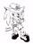 Size: 1044x1417 | Tagged: safe, artist:66kuya99, sonic the hedgehog, 2025, clothes, cowboy hat, english text, greyscale, grin, hat, lidded eyes, looking at viewer, monochrome, simple background, smile, smiling at viewer, solo, standing, white background