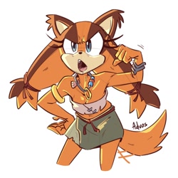 Size: 1024x1024 | Tagged: safe, artist:advosart, sticks the badger, hand on hip, white background