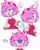 Size: 1629x2048 | Tagged: safe, artist:lyxzth_, amy rose, cross popping vein, dialogue, eye clipping through hair, lidded eyes, simple background, solo, speech bubble, white background, wink
