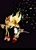 Size: 1484x2048 | Tagged: safe, artist:afajiao, shadow the hedgehog, sonic the hedgehog, super shadow, super sonic, hedgehog, 2025, black background, duo, eyes closed, gay, guitar, holding something, male, microphone, mouth open, musical instrument, playing music, shadow x sonic, shipping, simple background, singing, smile, super form
