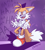 Size: 2272x2504 | Tagged: safe, artist:candycatstuffs, miles "tails" prower, 2022, english text, eye twitch, fangs, laughing, looking offscreen, mouth open, shadow (lighting), shrunken pupils, signature, smile, solo, standing, text