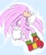 Size: 1000x1200 | Tagged: safe, artist:aoshibazakura95, knuckles the echidna, super knuckles, 2025, solo, sparkles, super form