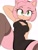 Size: 1536x2048 | Tagged: safe, artist:razhai_, amy rose, female, frown, hand behind head, simple background, solo, white background
