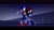 Size: 1920x1080 | Tagged: safe, artist:yuiikale2, sally acorn, sonic the hedgehog, chipmunk, hedgehog, 2022, 3d, archie sonic the hedgehog, duo, female, leaning on them, looking at each other, male, nighttime, sally x sonic, sally's ringblader outfit, shipping, smile, smiling at each other, source filmmaker, standing, star (sky), straight
