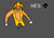 Size: 498x344 | Tagged: safe, artist:thebestpizzadog, au: outcome memories, blank background, charging, fleetway super sonic, flying, grey background, he's reaching, implied tails, meme, rotoscope, simple background, smile, solo, text