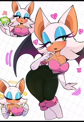 Size: 1400x2018 | Tagged: safe, artist:dai_honeys, rouge the bat