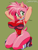 Size: 1080x1440 | Tagged: safe, artist:charupopu, amy rose, alternate version, big breasts, busty amy, seiza, signature, sitting