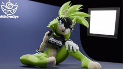 Size: 3840x2160 | Tagged: suggestive, artist:st0rm3ye, surge the tenrec